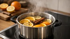 Simmer pot mit Zimt, Orange und Zitrone: so duftet dini Wohnig natürlich und winterlich