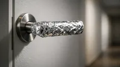 Alufolie um die Türklinke: so schützt du den Türgriff beim Streichen ohne Nachputzen