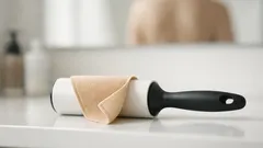 So klebst du ein Wärmepflaster am Rücken ganz allein fest – mit der Fusselrolle