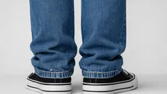 Jeans zu lang? Mit Sicherheitsnadeln machst du in 2 Minuten einen sauberen Saum ganz ohne Nähen