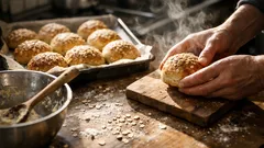 Hafer-Brötli in 15 Minuten: das schnelle Rezept ohne Hefe, das immer gelingt