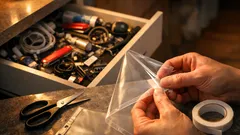 Klarsichthüllen upcyceln: in 10 Minuten zur stabilen Aufbewahrungsbox für Schubladen