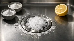 Küchenabfluss reinigen mit Natron und Zitronensäure: so sprudelt der Schmutz fast von allein weg