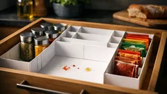 Gewürzschublade organisieren in 5 Minuten: der A4-Trick mit zwei Blättern