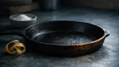 Rost an Pfanne und Topf entfernen: So wirken Kartoffelschalen und Natron über Nacht