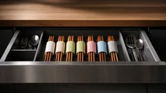 So bringst du Essstäbchen Ordnung in die Besteckschublade – mit Bubble-Tea-Strohhalmen