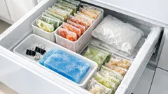 Gefrierschublade ordentlich wie ein Regal: mit Zonen statt Stapeln in 10 Minuten