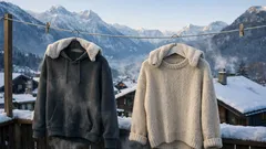 Wäsche im Winter schneller trocknen: der einfache Handtuch-Trick am Kleiderbügel