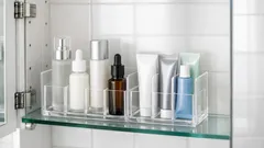 Dieser simple Trick verhindert, dass im Spiegelschrank ständig alles umkippt