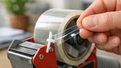 Packband ohne Schere trennen: der einfache Kabelbinder-Trick für den Bandroller