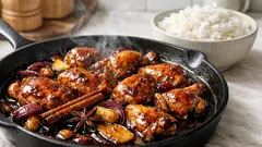 Poulet in Sojasauce wie früher: schnelles Rezept mit viel Sauce